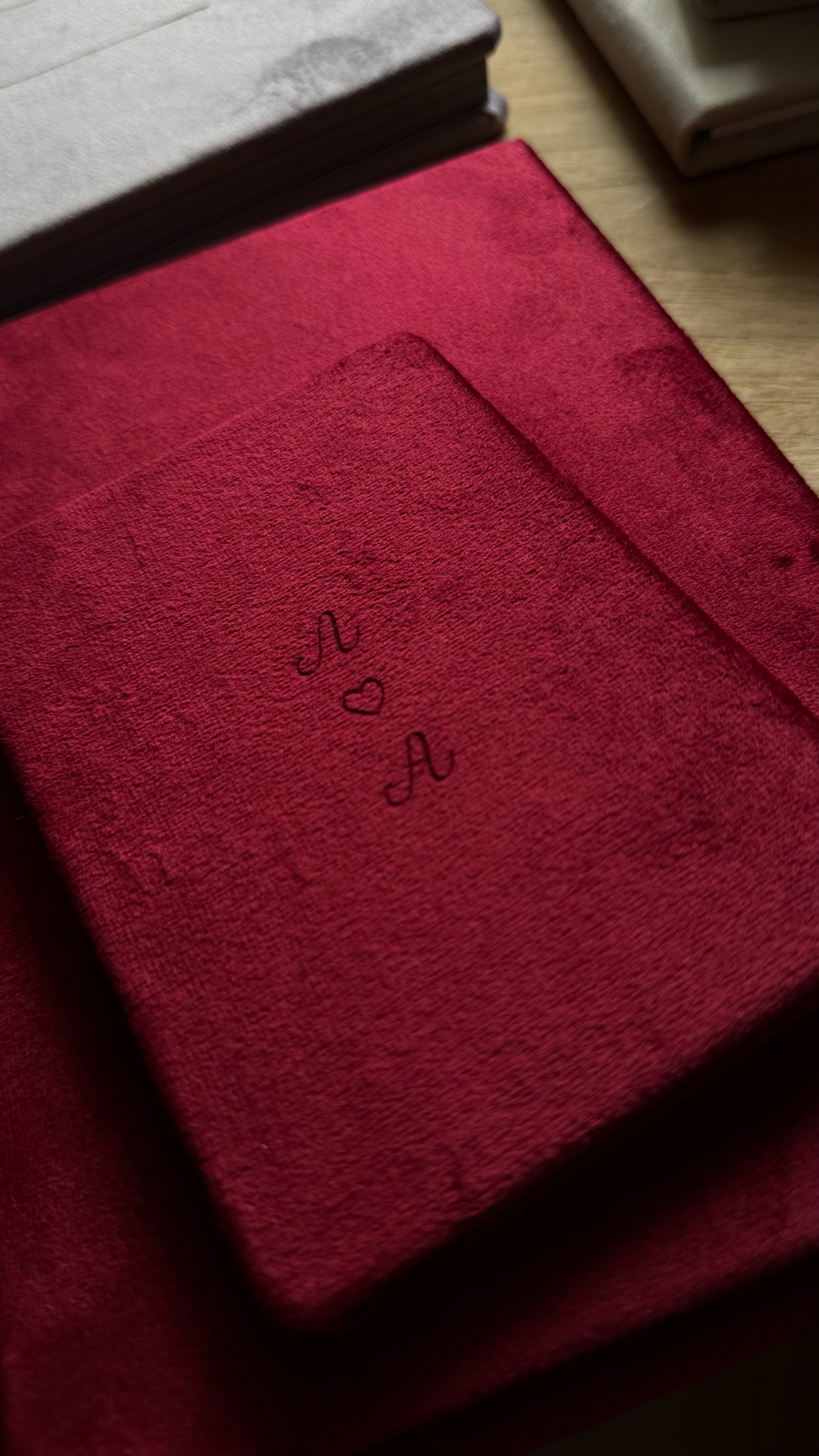 Leporello mit Gravur